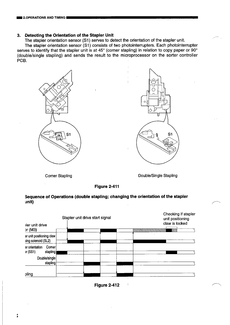Canon Options Sorter-E1 Stapler-E2 Parts and Service Manual-2